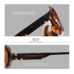 Gcv Brand Acetate Cat Eye Polarized Sunglasses Women Fashion Outdoors Eyewear Uv400 Ultraviolet Proof Quality Of 3