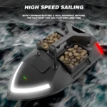 Gps Fishing Bait Boat 500m Rc Bait Boat Dual Motor Fish Finder 2kg Loading Support Automatic 4