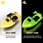 Gps Fishing Bait Boat 500m Remote Control Bait Boat Dual Motor Fish Finder 2kg Loading Support 4