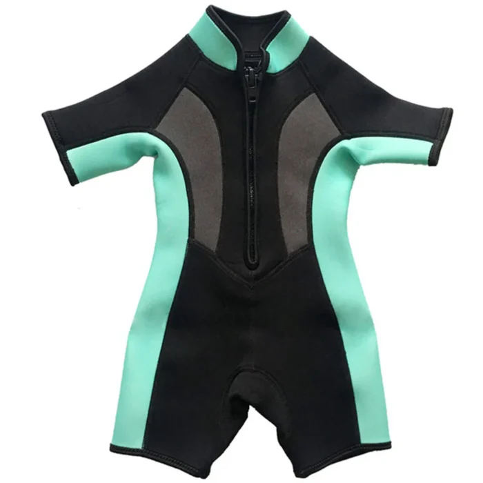 Girl Diving Suit 2 5mm Neoprene Wetsuit Kids Swimwear One Piece Short Sleeve Swimming Surfing Snorkeling 5