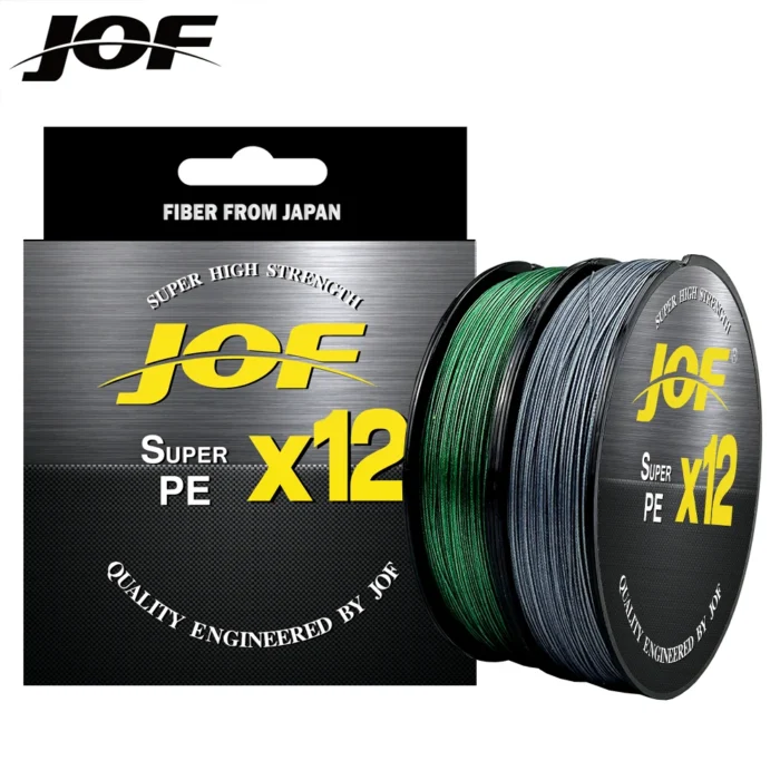 Jof 9 12 Strands 500m 300m 100m Pe Braided Fishing Line Tresse Peche Saltwater Fishing Weave 5