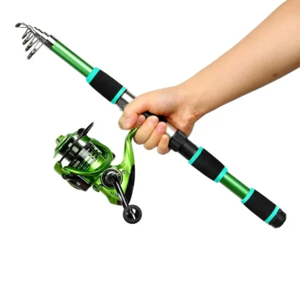 Josby 2 7m 2 4m 2 1m 1 8m Portable Telescopic Mini Lure Fishing Rod Spinning 1