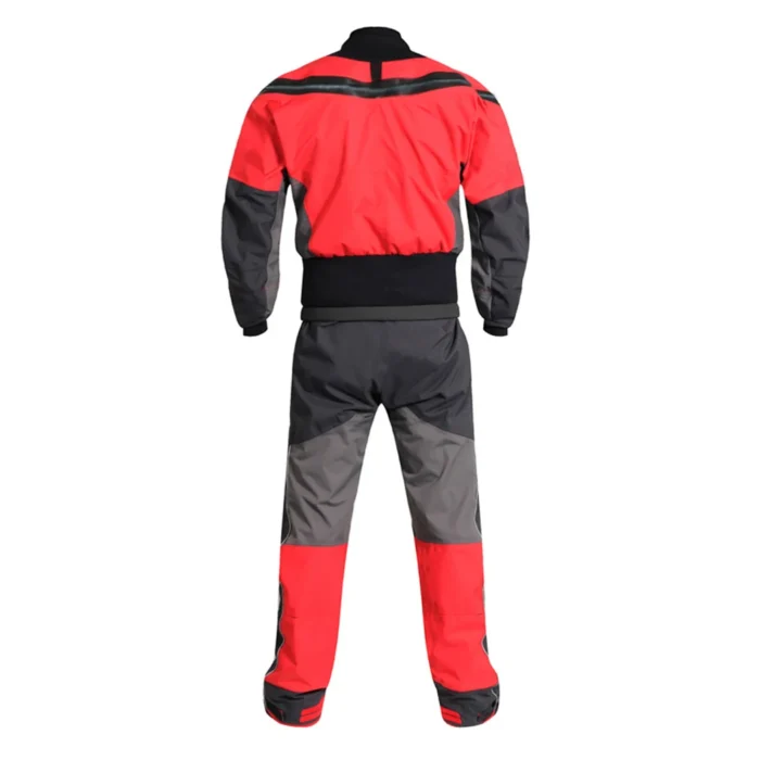 Kayak Dry Suit For Men 3 Layer Waterproof Fabric Drysuit With Latex On Neck And Wrist 2