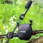 Linnhue Portable Fishing Reel Bag Pouch Bag Waterproof Protective Case Cover For Spinning Reel Baitcasting Reel 5