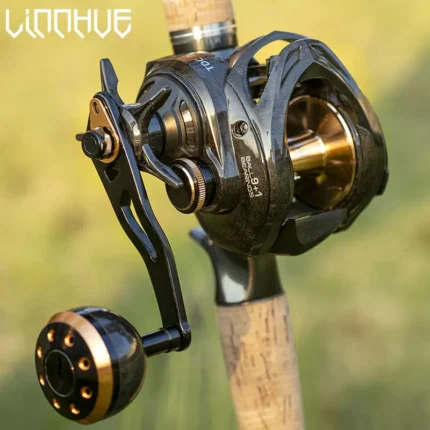 Linnhue Tdc300 Baitcasting Reel Magnetic Brake Reel Carbon Fiber Body 16kg 6 3 1 Drag Power