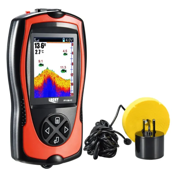 Lucky Ff1108 1cla Portable Echo Sounder For Ice Fishing Depth Sonar Sounder Alarm Waterproof Sonar Fish 1