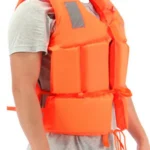 Lightweight Adult Nylon Foam Swimming Size With Sos Sport Durable Water Life Jacket Supplies Adjustable Life