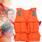 Lightweight Adult Nylon Foam Swimming Size With Sos Sport Durable Water Life Jacket Supplies Adjustable Life 5