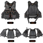 Lixada Padded Fishing Life Vest 209lb Bearing Life Safety Jacket Swimming Sailing Waistcoat Vest Floatation Floating 4