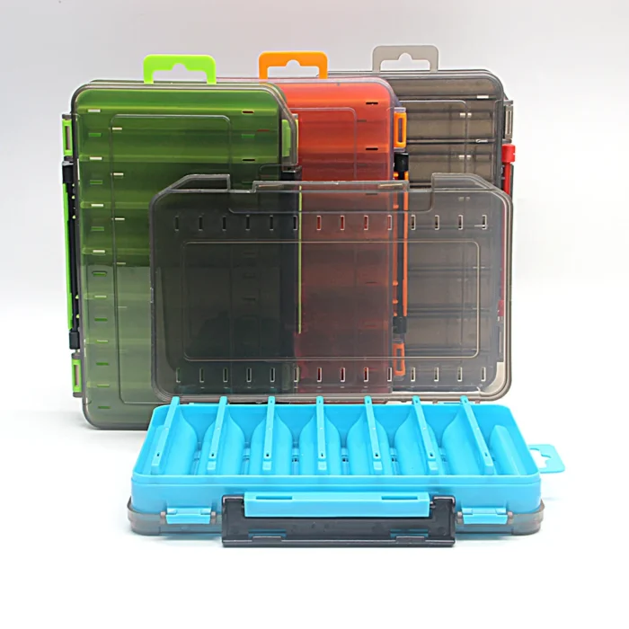 Lure Hook Storage Case Double Sided Fishing Tool Organizer Boxes Double Sided Fishing Tackle Box Fishing 5