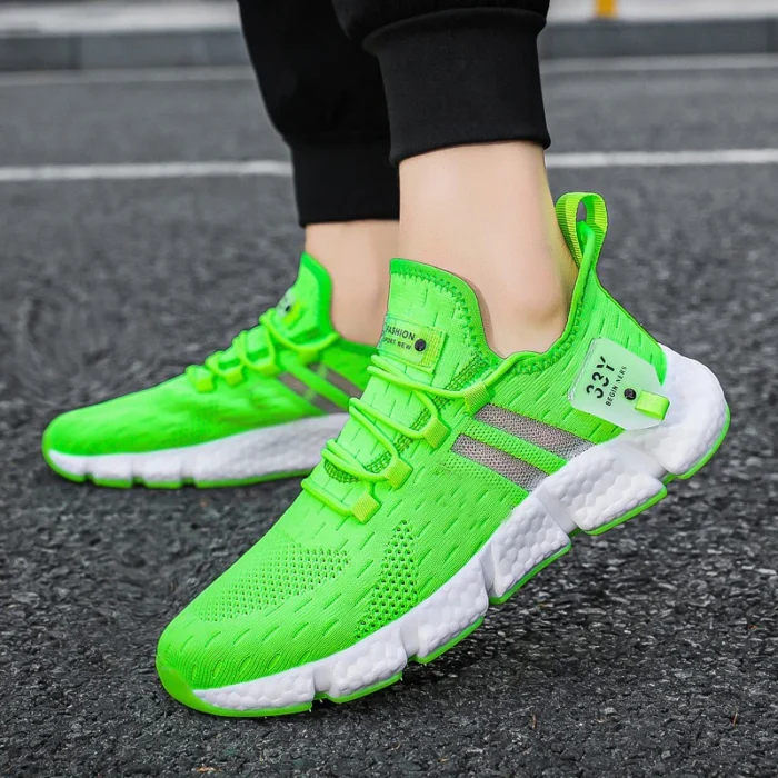 Men Casual Shoes Breathable Mesh Platform Sneakers High Quality Comfortable Women Shoe Soft Tenis Feminino Sneakers 3