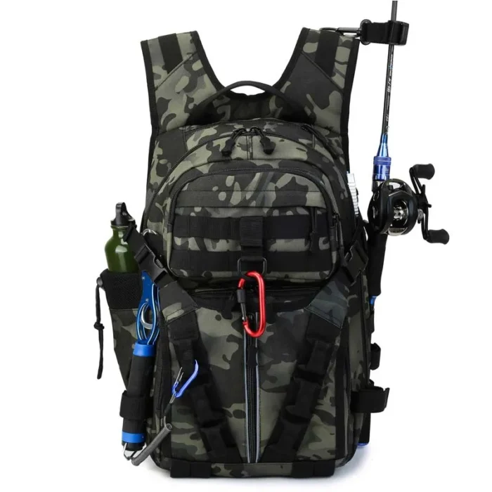 Men Fishing Lure Rod Box Bag Camping Climbing Backpack Hunting Multi Function Military Tactical Men Bags