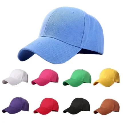 Men Women Multiple Colour Baseball Cap Peaked Cap Solid Color Adjustable Unisex Spring Summer Dad Hat 1