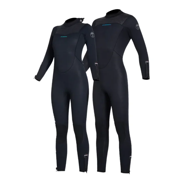 Men Women Wetsuit 5mm Neoprene Full Body Thermal Scuba Diving Suits One Piece Wet Suit Swimming 5