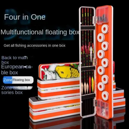 New Fishing Tackle Box Multifunctional Tippet Principal Line Fish Float Storage Case Bait Hook Tool Boxes