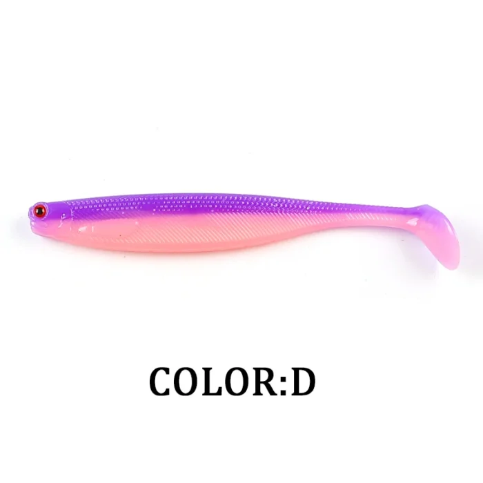 New Supercontinent Shadteez T Tail 5mm 7mm 10mm Pike Zander Predator Fishing 3d Eyes Soft Lure 4