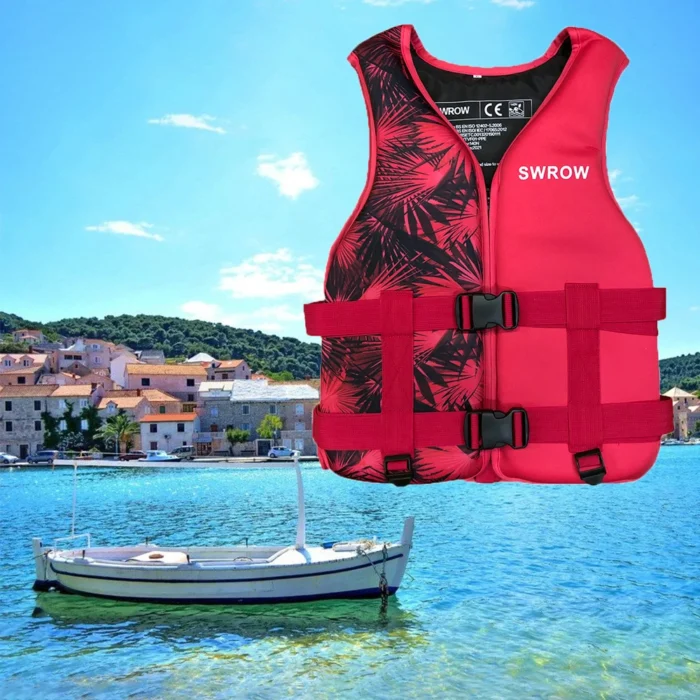 Neoprene Life Jacket For Adult Children New Water Sport Buoyancy Jacket Life Vest Swimming Boating Skiing 5