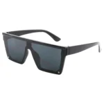 New Fashion Sunglasses Large Frame Integrated Glasses Personality Unique Design For Men And Women Decorative Uv