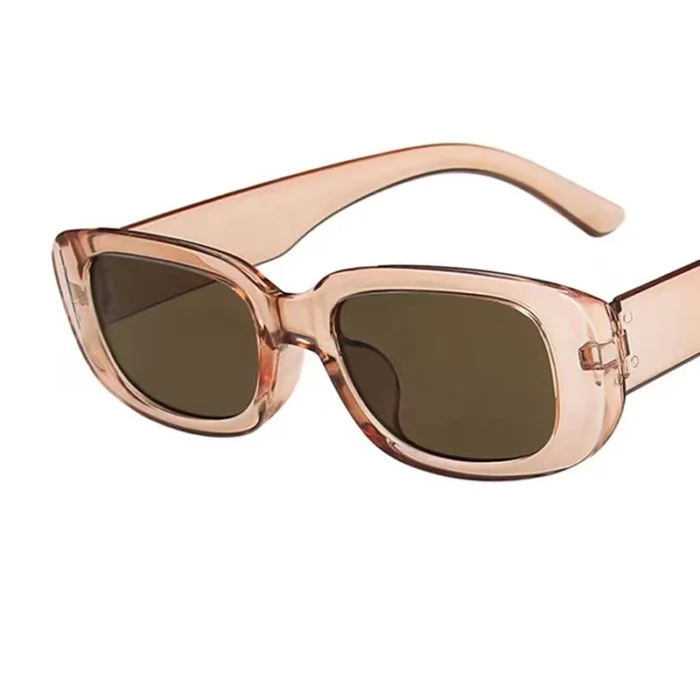 New Fashion Vintage Sunglasses Classic Retro Square Women Brand Travel Small Rectangle Uv400 4