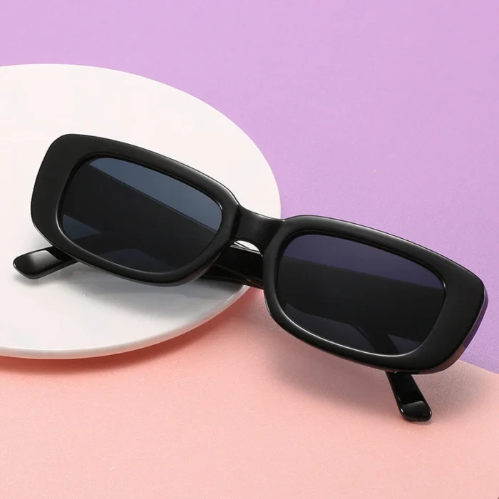 New Fashion Vintage Sunglasses Classic Retro Square Women Brand Travel Small Rectangle Uv400