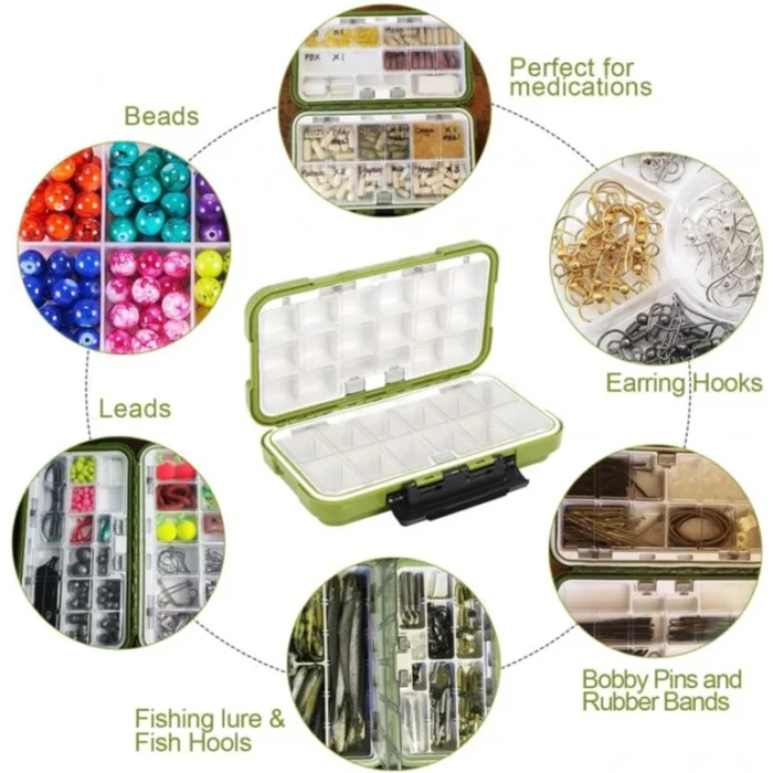 New Fishing Tackle Boxes Waterproof Fishing Storage Boxes Bait Box Hook And Bait Accessory Jewelry Box 3