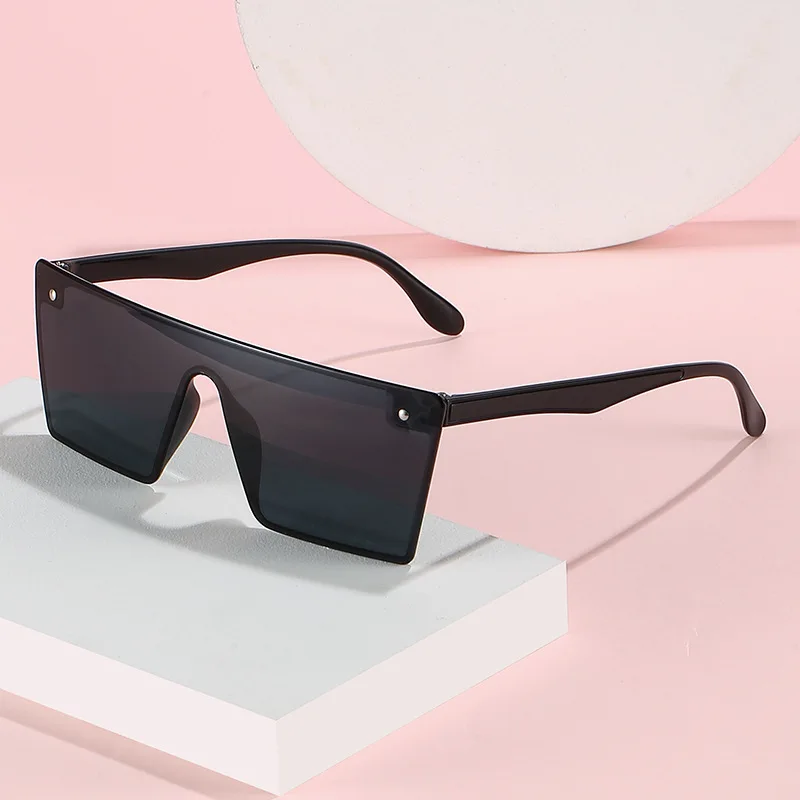 New Square Oversized Sunglasses Women Big Frame Colorful Sun Glasses Lady Classics Vintage Rectangle Eyewear Uv400