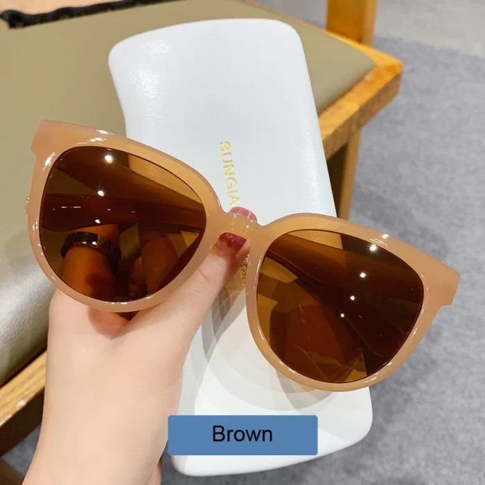 New Vintage Cat Eye Sunglasses For Woman Fashion Brand Retro Sun Glasses Ladies Classic Outdoor Shades 1
