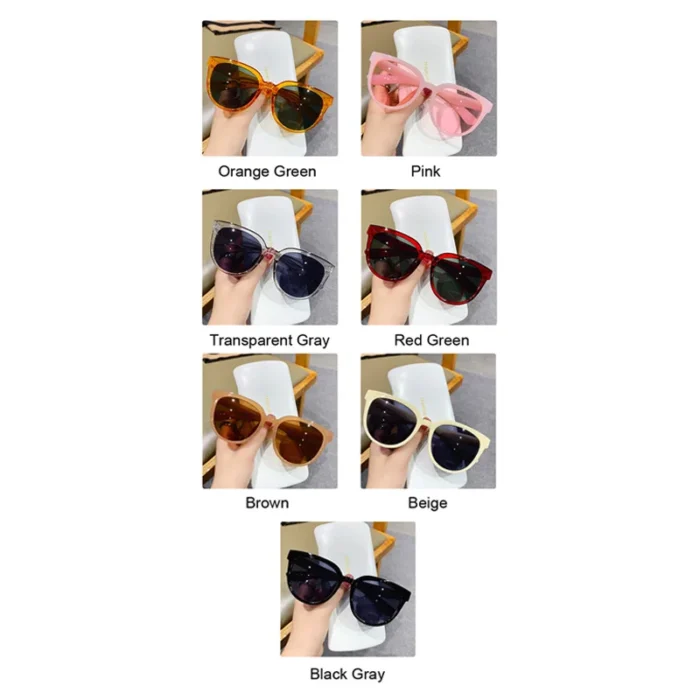 New Vintage Cat Eye Sunglasses For Woman Fashion Brand Retro Sun Glasses Ladies Classic Outdoor Shades 5