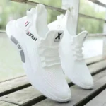 New White Men S Sneakers High Quality Shoes For Men Mesh Breathable Summer Casual Walking Sneaker