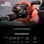 Original Abu Garcia Black Max3 Right Left Hand Baitcasting Fishing Reel 5bb 6 4 1 202g 7