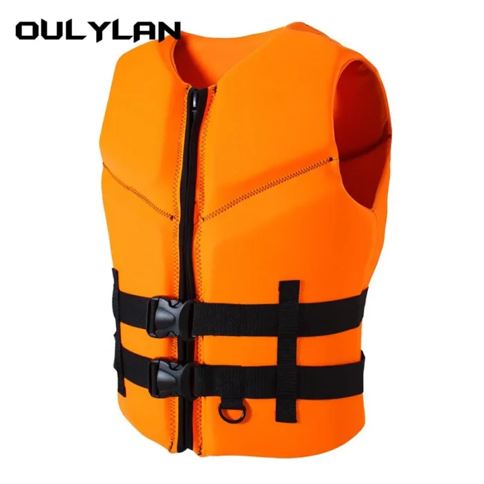 Oulylan Life Jack Vest Professional Life Jacket Surfing Vest Neoprene Adult Comp Vest Impact Protection Life 1