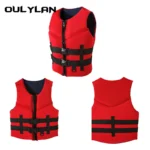 Oulylan Life Jack Vest Professional Life Jacket Surfing Vest Neoprene Adult Comp Vest Impact Protection Life 3