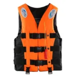 Outdoor Adult Swimming Life Jacket Adjustable Buoyancy Survival Suit Polyester Children Life Vest With Whistle