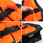 Outdoor Adult Swimming Life Jacket Adjustable Buoyancy Survival Suit Polyester Children Life Vest With Whistle 5