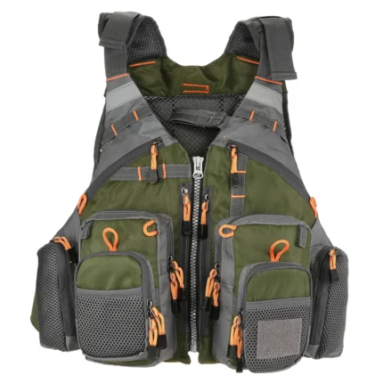 Outdoor Breathable Padded Fishing Life Vest Superior 209lb Bearing Life Safety Jacket Swimming Sailing Waistcoat Utility