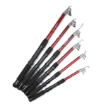 Outdoor Fiberglass Sea Rod Telescopic Fishing Rod Pole Fishing Tackle Tools 1 5 3 0m 3