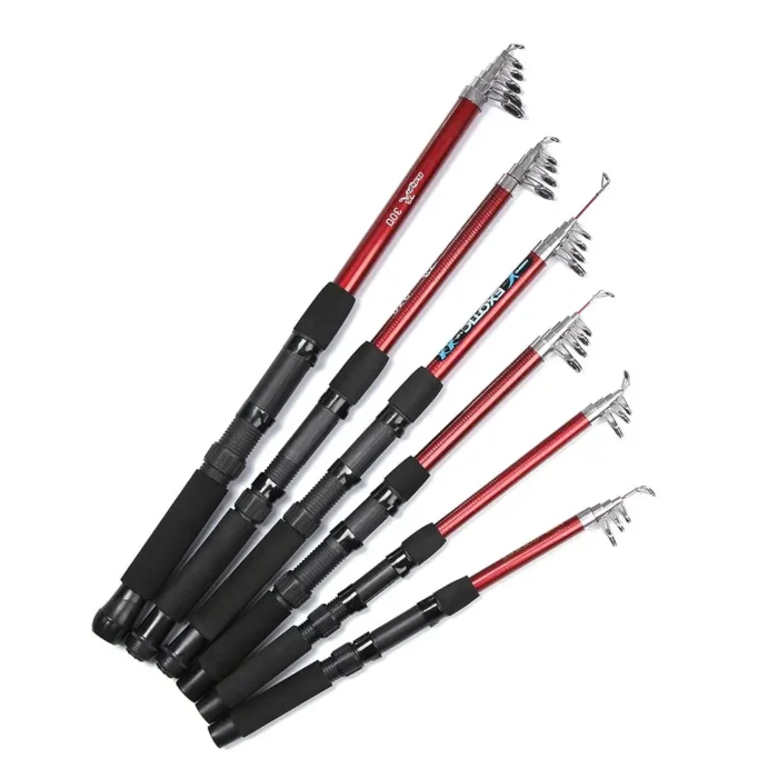 Outdoor Fiberglass Sea Rod Telescopic Fishing Rod Pole Fishing Tackle Tools 1 5 3 0m 3