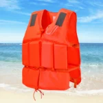 Oxford Drifting Life Vest Adjustable With Whistle Water Sports Life Jacket Oxford Buoyancy Survival Suit Outdoor