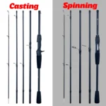 Phishger Spinning Baitcasting Travel Carbon Mini Goods For Fishing Rods Casting Weight 5 30g M Fast 5