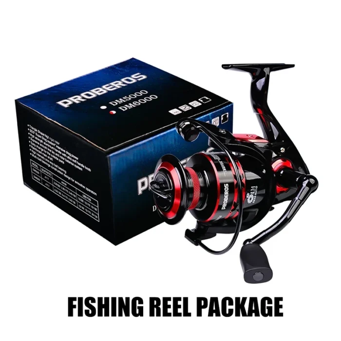 Proberos Spinning Reel 9 23kg Max Drag Fishing Reel 1000 8000 Series Cnc Mechine Fishing Wheel 5