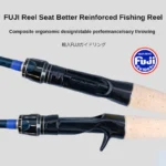 Purelure Rocrs High Sensitivity Travel Portable Fishing Rod Ultra Light Spinning Casting Rod Fuji Alocnite Ring 3