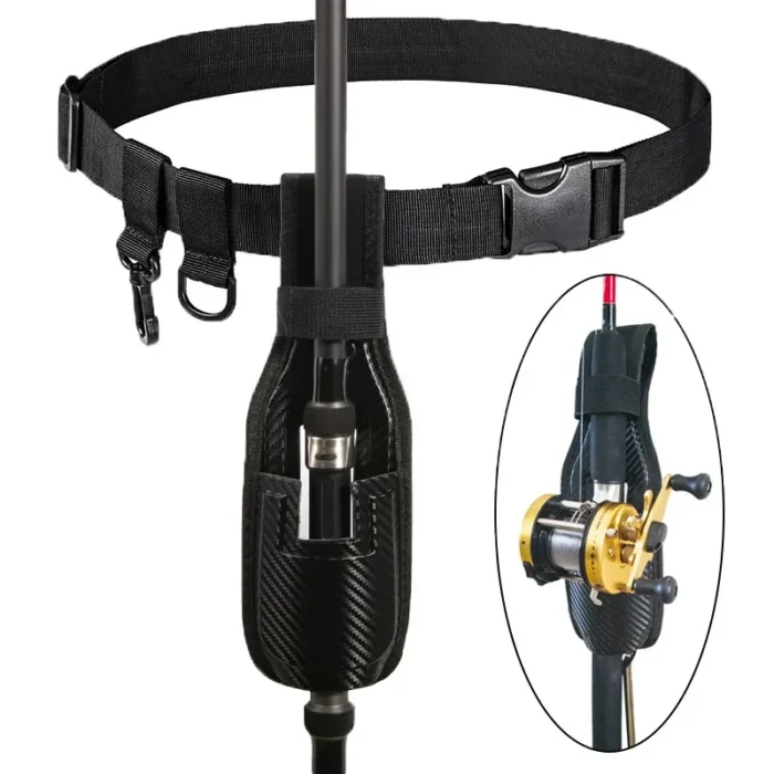 Portable Rod Holder Fishing Gear Accessory With Adjustable Waist Fishing Rod Insertion Device Fishing Accessories Tool 10