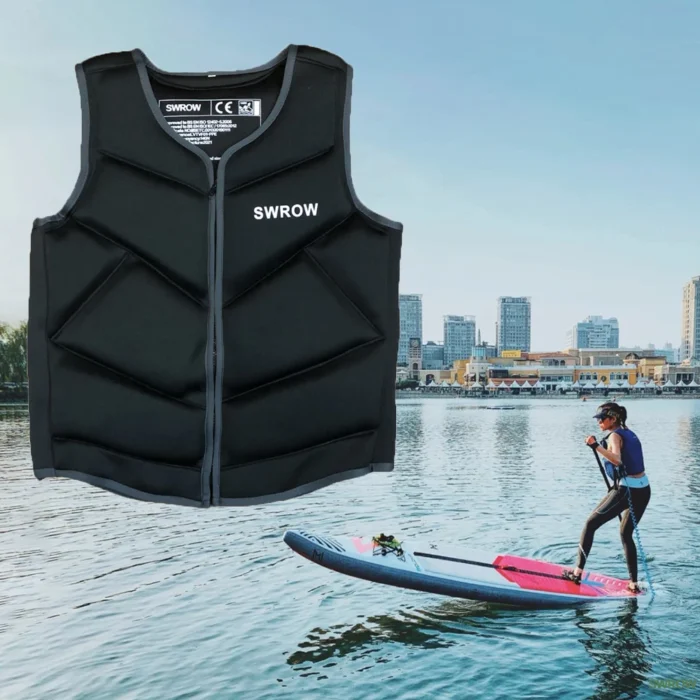 Profession Jacket Adult Kid Life Vest Motorboats Kayak Surf Wakeboard Fishing Raft Boat Swimming Rescuevest Drifting 4