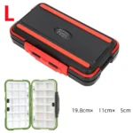 S M L Fishing Tackle Box With Removeable Dividers Waterproof Case For Fishing Lures Bait Gadget 4