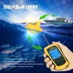 Seasir Lucky 1108 1 Portable Fish Finder Fishing Sonar Sounder Alarm Transducer Fishfinder 0 7 100m 1