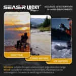 Seasir Lucky 1108 1 Portable Fish Finder Fishing Sonar Sounder Alarm Transducer Fishfinder 0 7 100m 4