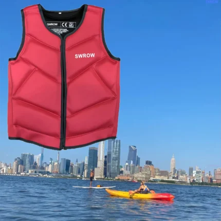 Swrow Life Jacket Fishing Vest Water Sports Kayaking Swimming Surf Drifting Adult Life Jacket Neoprene Safety 1