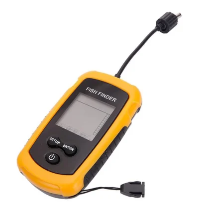 Sonar Fish Finder Lcd Display Wired Fishfinder For Night Fishing Depth Detection Range 0 6 100m