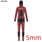 Spearfishing Wetsuit 5mm Neoprene Scuba Diving Suit Open Cell Wetsuits Wet Suit Camouflage Swimming For Cold 1