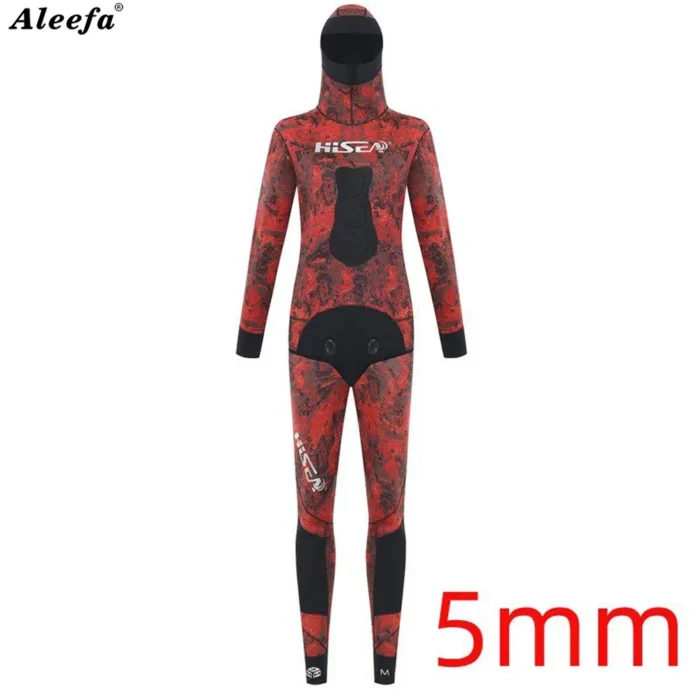 Spearfishing Wetsuit 5mm Neoprene Scuba Diving Suit Open Cell Wetsuits Wet Suit Camouflage Swimming For Cold 1